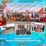 Hadapi Musim Kemarau, Kapolres Kotim Hadiri Apel Gelar Pasukan dan Gladi Karhutla 2026