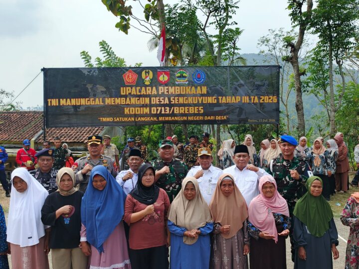 TMMD Sengkuyung Kabupaten Brebes Tahap III Tahun 2026 Resmi Dimulai