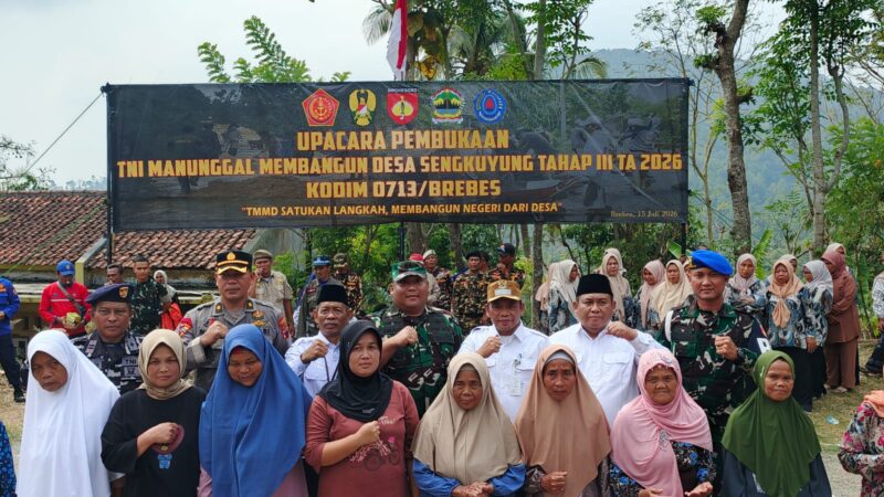TMMD Sengkuyung Kabupaten Brebes Tahap III Tahun 2026 Resmi Dimulai