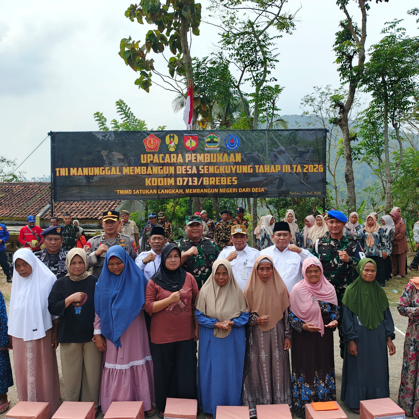 TMMD Sengkuyung Kabupaten Brebes Tahap III Tahun 2026 Resmi Dimulai