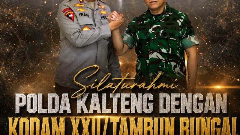 Pererat Silaturahmi dan Sinergitas, Kapolda Kalteng Gelar Kunjungan Kerja ke Makodam dan Kejati