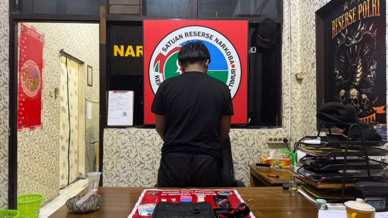 Satresnarkoba Polres Kotim Amankan Seorang Pemuda di Tempat Biliard