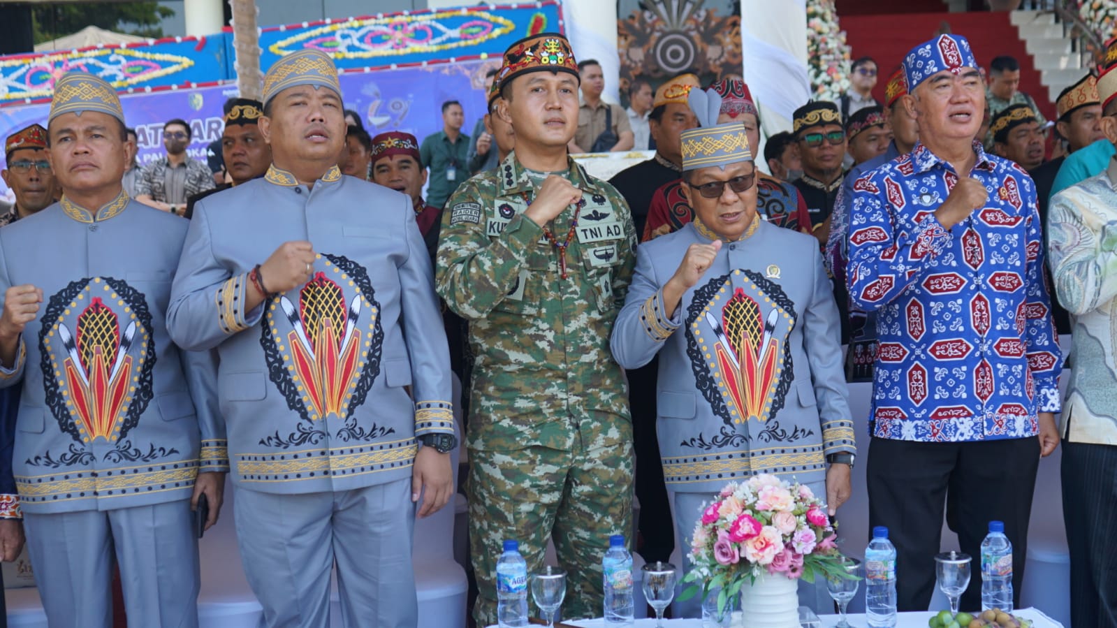 Wujud Sinergi dengan Pemda, Dandim 1016/Plk Hadiri Peringatan Hari Jadi Kota Palangka Raya