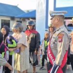 Pererat Kedekatan dengan Masyarakat, Satlantas Polres Kotim Gelar Aksi Sosial Jumat Berkah