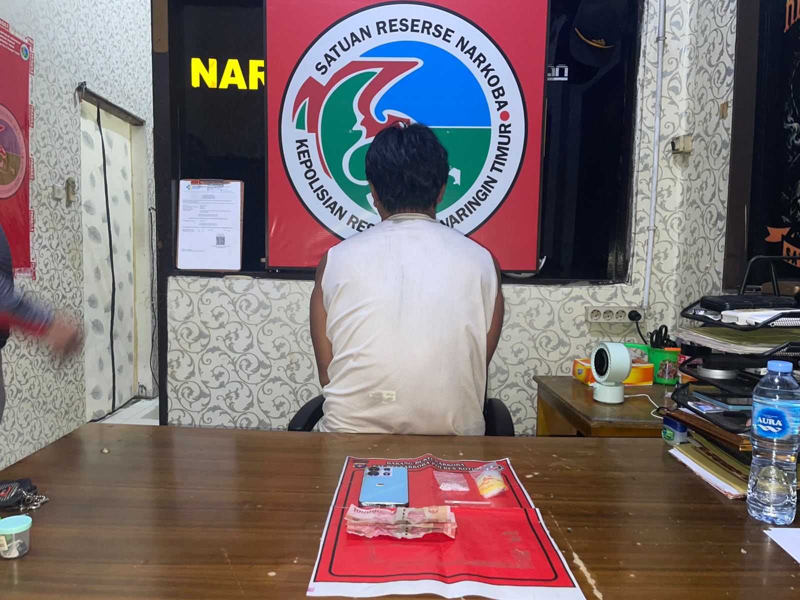 Simpan Sabu di Dapur Rumah, Warga Parenggean Diringkus Satresnarkoba Polres Kotim