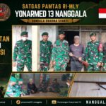 Pendekatan Humanis Berbuah Hasil, Warga Perbatasan Sukarela Serahkan Senpi Rakitan ke Satgas Pamtas Yonarmed 13/Nanggala