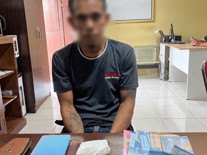 Kedapatan Simpan Sabu di Gantungan Kunci Mobil, Seorang Pria di Telawang Ditangkap Polisi