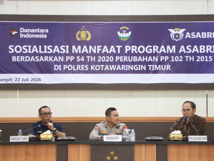 Tingkatkan Kesejahteraan Personel, Polres Kotim Gelar Sosialisasi Bersama PT ASABRI (Persero)