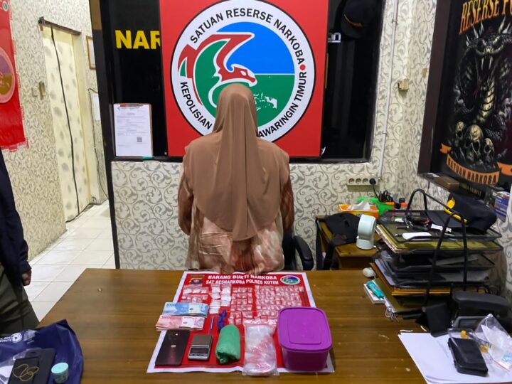 Satresnarkoba Polres Kotim Ringkus Bandar Narkoba di Jalan Jenderal Sudirman Km 28, Barang Bukti 63,19 Gram Disita