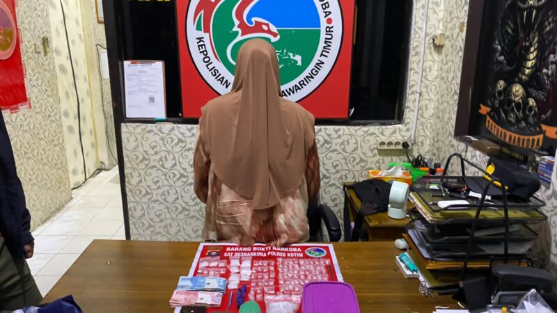 Satresnarkoba Polres Kotim Ringkus Bandar Narkoba di Jalan Jenderal Sudirman Km 28, Barang Bukti 63,19 Gram Disita