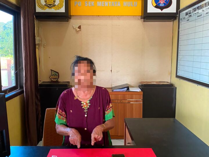 Diduga Jadi Bandar Sabu, Nenek Usia 70 Tahun di Pemantang Ditangkap Polsek Mentaya Hulu