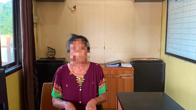 Diduga Jadi Bandar Sabu, Nenek Usia 70 Tahun di Pemantang Ditangkap Polsek Mentaya Hulu