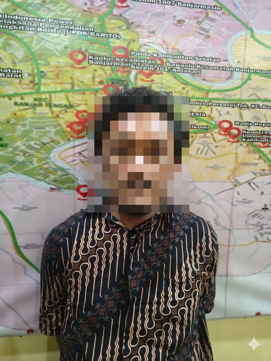 Sat Reskrim Polres Kotim Mengamankan Terlapor Dugaan Penggelapan di Banjarmasin.
