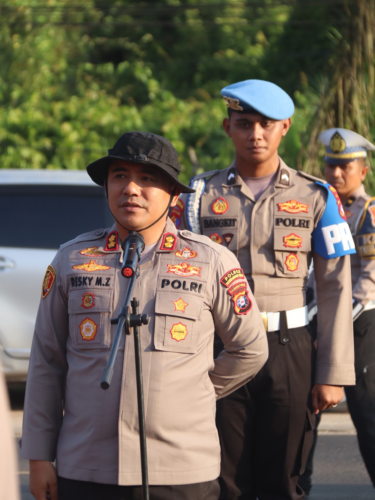 Sigap dan Sinergi, Polres Kotim Bersama BPBD Padamkan Karhutla Saat Operasi Aman Nusa II-A 2026