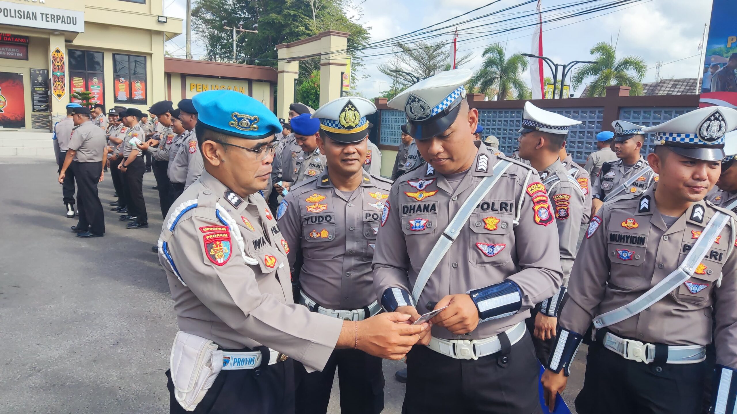 Tingkatkan Kedisiplinan Personel, Polres Kotim Gelar Kegiatan Gaktibplin