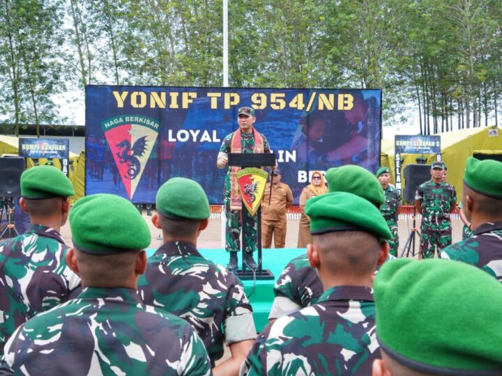 Pangdam I/BB Kunjungi Yonif TP 954/Naga Berkisar, Perkuat Profesionalisme dan Semangat Pengabdian Prajurit