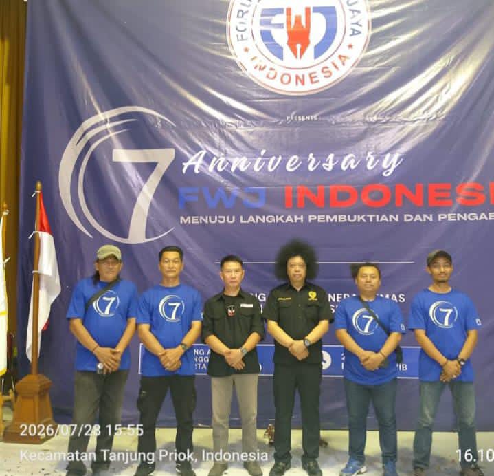 HUT ke-7 FWJ Indonesia, FWJI Bogor Raya Tegaskan Komitmen Pengabdian dan Solidaritas Pers