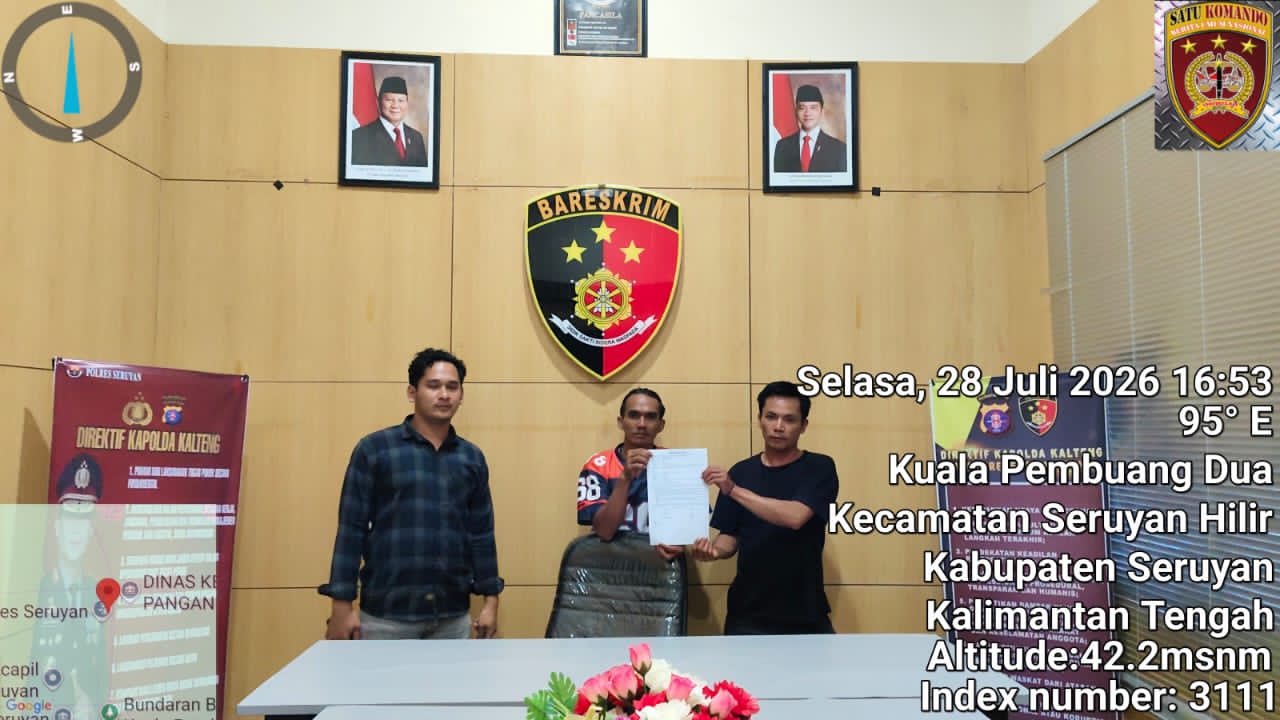 Dugaan Pencurian Peralatan Kapal di Sungai Bakau Berakhir Damai Secara Kekeluargaan