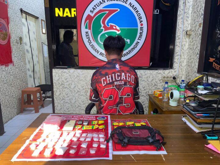 Polres Kotim Ringkus Pria Paruh Baya di Baamang Tengah, Kerap Transaksi Sabu hingga Ratusan Gram