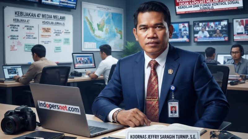Soroti Kebijakan Pembatasan 47 Media, Koordinator Liputan Nasional Jeffry Saragih Turnip, S.E. Desak Kapolres Melawi Pulihkan Keadilan dan Fungsi Kontrol Sosial Jurnalis.