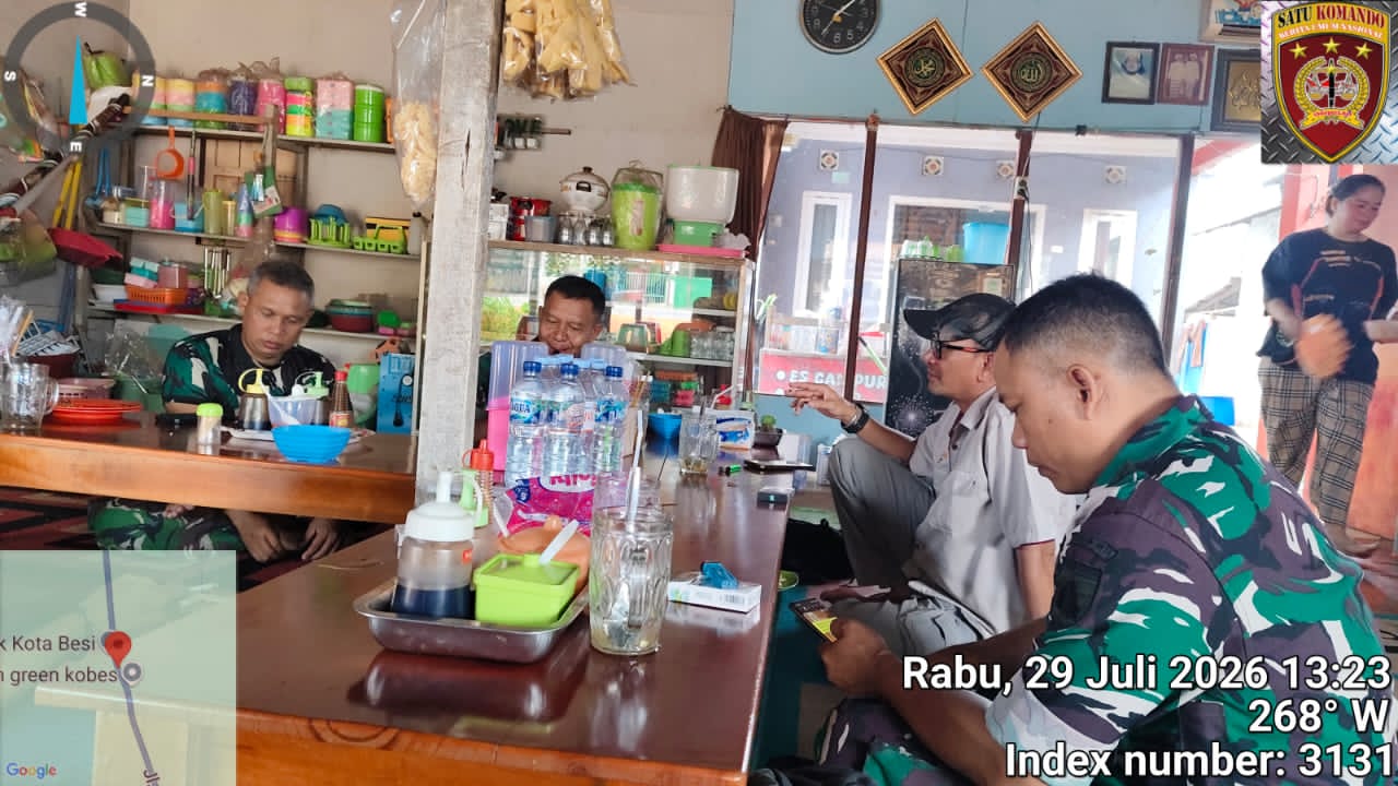 Koramil 1015-06/Cempaga Terapkan Pendekatan Humanis Bersama PT BSP demi Kemitraan Wilayah