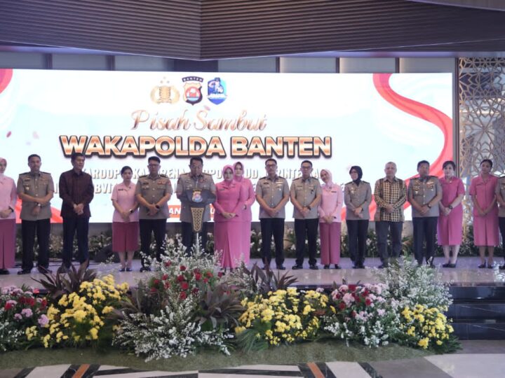 Hadiri Sertijab Wakapolda Banten, Kapolresta Tangerang Tegaskan Komitmen Perkuat Soliditas Jajaran