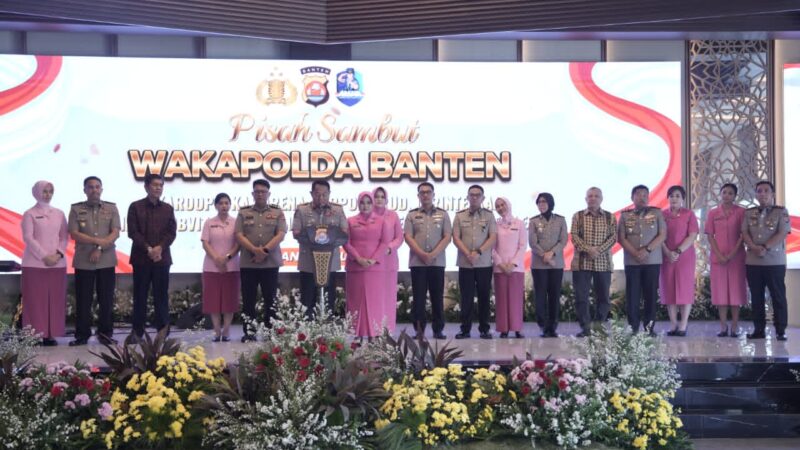 Hadiri Sertijab Wakapolda Banten, Kapolresta Tangerang Tegaskan Komitmen Perkuat Soliditas Jajaran