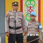 Menjelang Purna Tugas, Kasi Humas Polres Kotim Pimpin Apel Pagi dan Sampaikan Pesan Kesan
