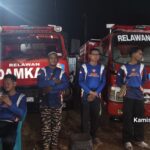 Tingkatkan Kesiapsiagaan Bencana, Relawan Damkar Al Hadi Terima Bantuan Unit Mobil Pemadam dari Kecamatan Parenggean