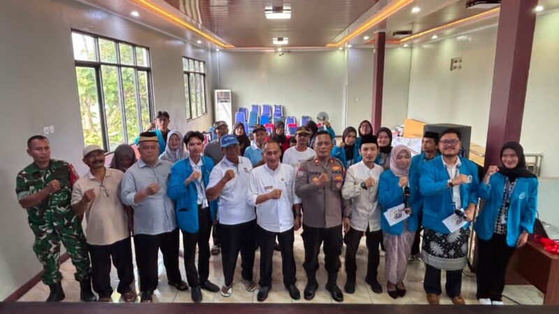 Polsek Panongan Hadiri Pembukaan KKN Kelompok 275 UIN Syarif Hidayatullah Jakarta di Desa Serdang Kulon