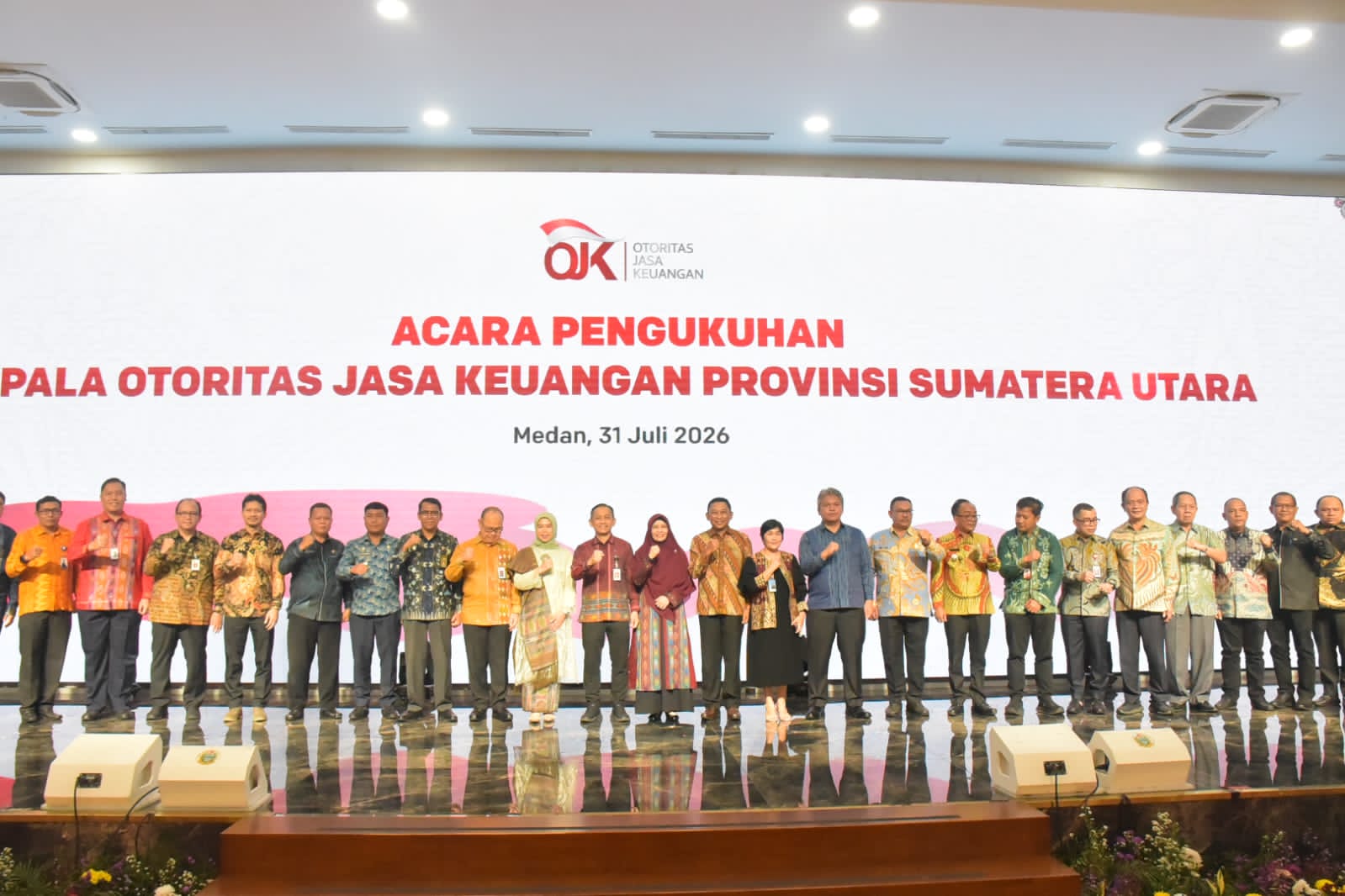 Wabup Lom Lom Suwondo SS “Dorong Penguatan Sinergi dengan OJK Sumut”