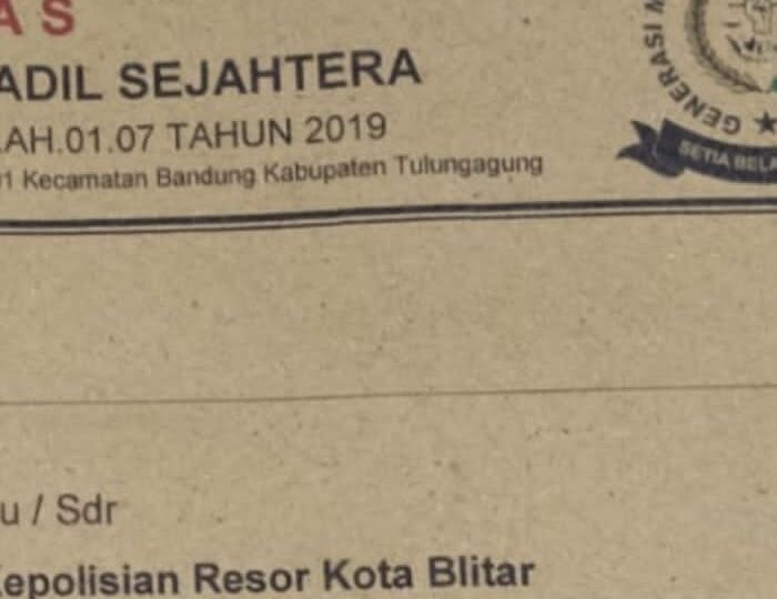 LSM GMAS Tulungagung Minta Polres Blitar Segera Tangani Kasus Pencurian Warga
