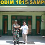 Perkuat Sinergi, Kepala BNN Kab. Kotim Silaturahmi ke Kodim 1015/Sampit