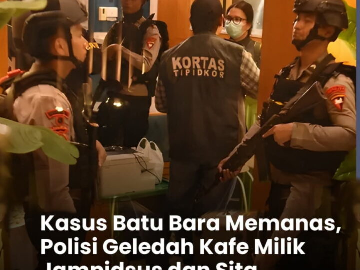 Kasus Batu Bara Memanas, Polisi Geledah Kafe Milik Jampidsus dan Sita