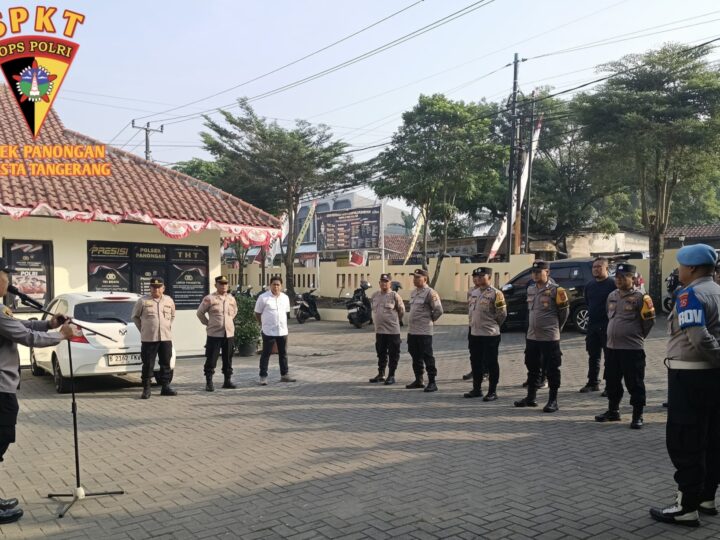Pimpin Apel Pagi, Kapolsek Panongan Tekankan Larangan Siswa Bawa Motor hingga Pengamanan Hari Pertama Sekolah