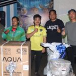 Ratusan Warga, TNI, hingga Ojol Nobar Semifinal Piala Dunia di Polresta Tangerang, Doorprize Buat Suasana Makin Seru