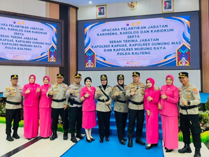 Hadiri Sertijab PJU Polda Kalteng, Kapolres Kotim Berikan Ucapan Selamat dan Tegaskan Komitmen Sinergi