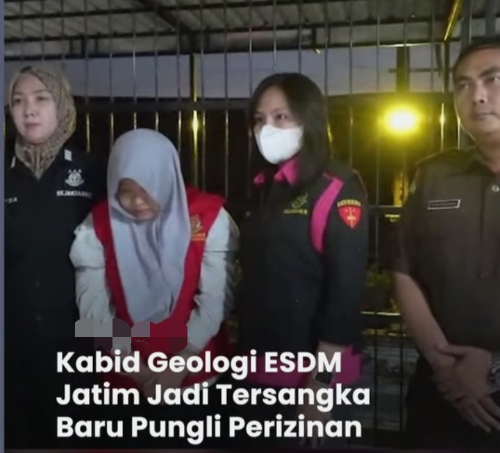 Kabid Geologi ESDM Jatim Jadi Tersangka Baru Pungli Perizinan