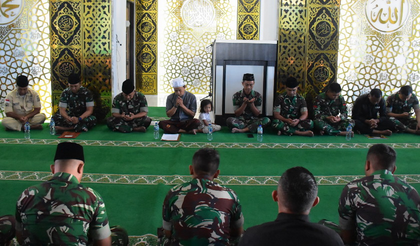 Korem 132/Tadulako Gelar Doa Bersama, Mohon Kelancaran Latihan TNI Terintegrasi TA 2026