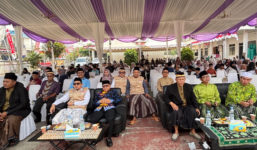 Hadiri Pembukaan STQ Rancakalapa, Bhabinkamtibmas Ajak Tokoh Masyarakat Jaga Kamtibmas
