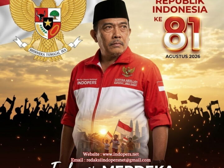 KAPERWIL Berita Umum Nasional INDOPERS Wilayah Provinsi Jawa Barat Sampaikan Ucapan HUT ke-81 Kemerdekaan RI
