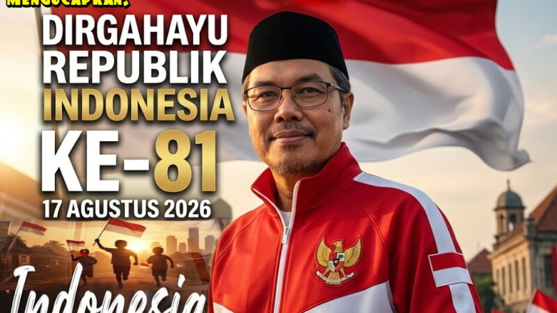 Ketua DPRD Kabupaten Sidoarjo Mengucapkan Dirgahayu Republik Indonesia Ke-81