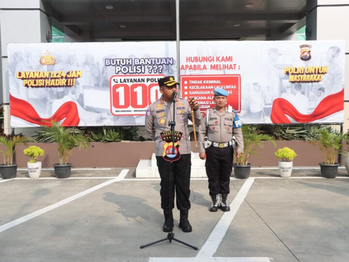 Siaga Antisipasi Kebakaran, Kapolresta Tangerang Cek Kesiapan Kendaraan Dinas dan Personel