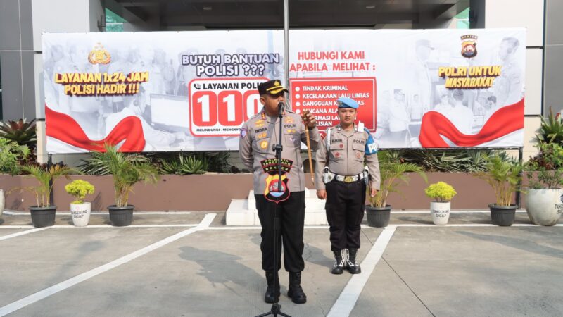 Siaga Antisipasi Kebakaran, Kapolresta Tangerang Cek Kesiapan Kendaraan Dinas dan Personel