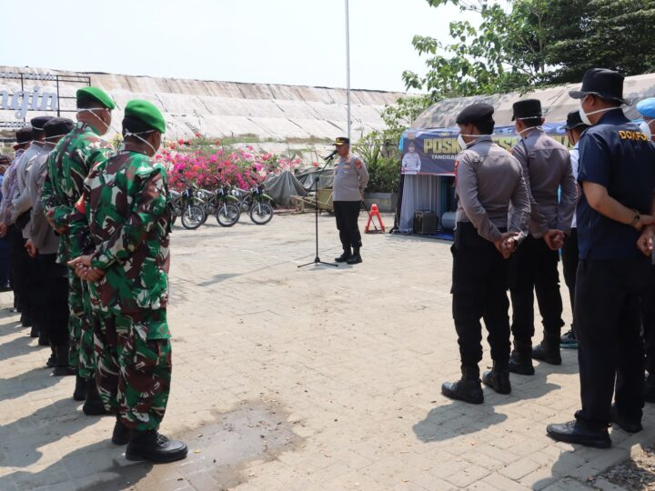 Kapolresta Tangerang Cek Posko Tanggap Darurat, Siap Siaga Antisipasi Karhutla