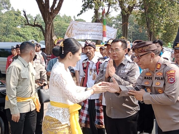 Polsek Tigaraksa Laksanakan Pengamanan Rangkaian Peresmian Pura Parahyangan Agung Bhuwana Raksati, Wujud Sinergi Menjaga Kerukunan Umat Beragama