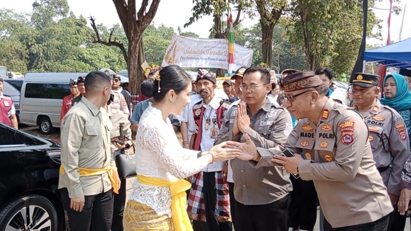 Polsek Tigaraksa Laksanakan Pengamanan Rangkaian Peresmian Pura Parahyangan Agung Bhuwana Raksati, Wujud Sinergi Menjaga Kerukunan Umat Beragama