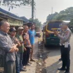 Personel Polsek Tigaraksa Laksanakan Kegiatan Preemtif dan Preventif untuk Cegah Kecelakaan Lalu Lintas
