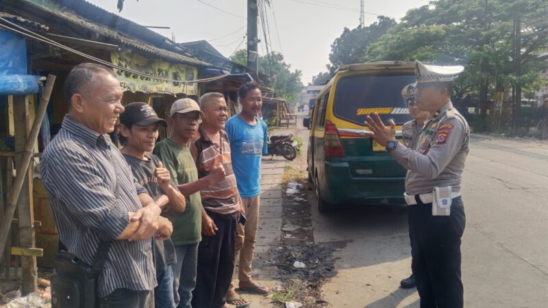 Personel Polsek Tigaraksa Laksanakan Kegiatan Preemtif dan Preventif untuk Cegah Kecelakaan Lalu Lintas
