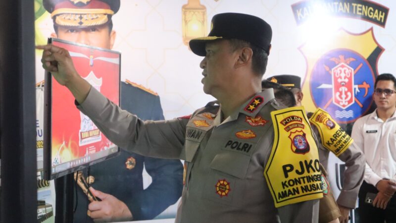 Pimpin Peninjauan Pos Satgas Karhutla Sampit, Kapolda Kalteng Tekankan Sinergitas dan Kesiapsiagaan